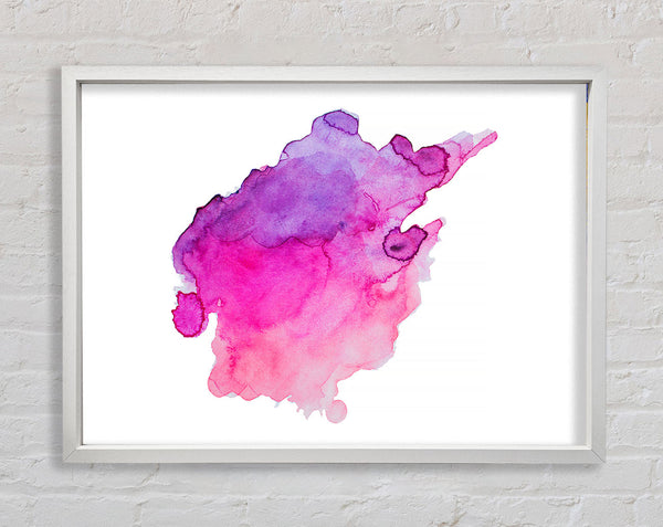 Colours Collide Framed Print