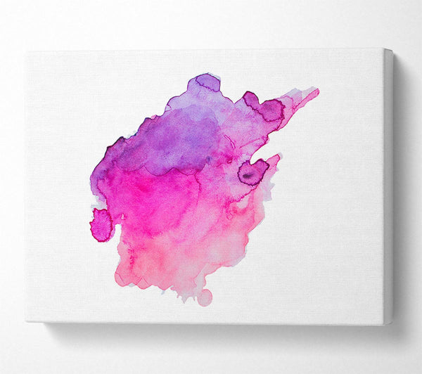  A Canvas Print of Colours Collide Canvas Print