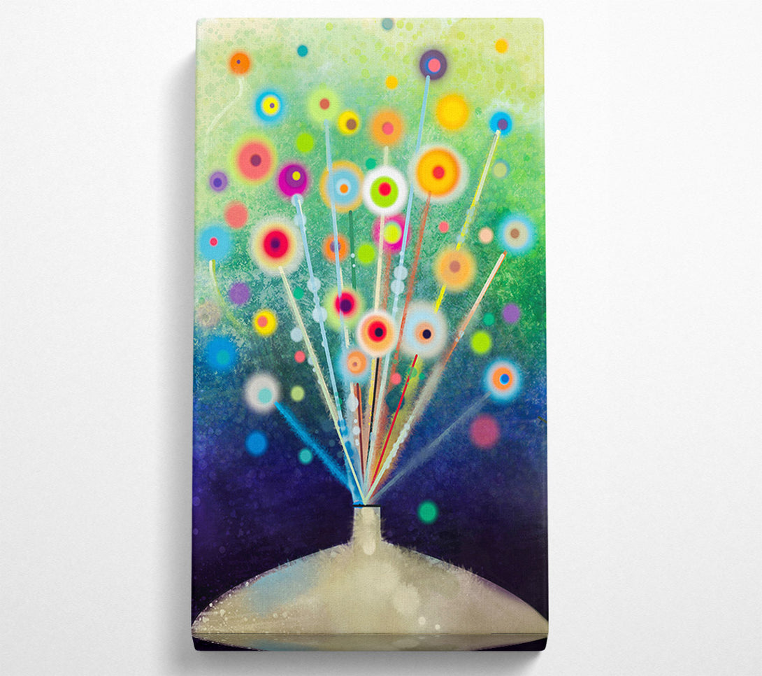  A Canvas Print of Energy Flowers Canvas Art