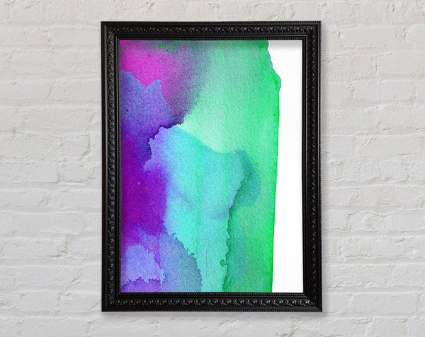 Colours Subside Framed Print