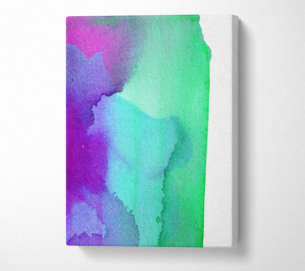  A Canvas Print of Colours Subside Canvas Wall Art