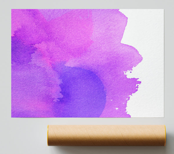 Purple Sun Through The Pink Clouds Print