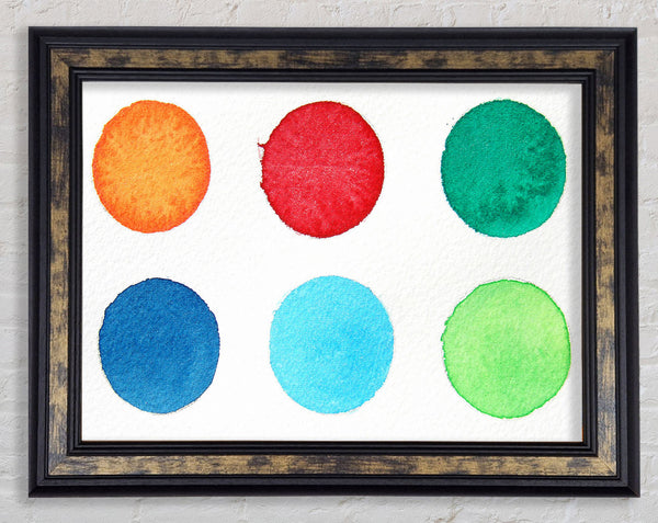 Six Framed Print