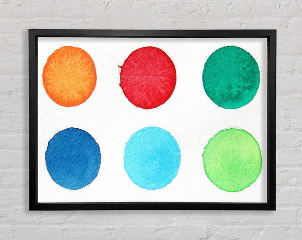 Six Framed Print