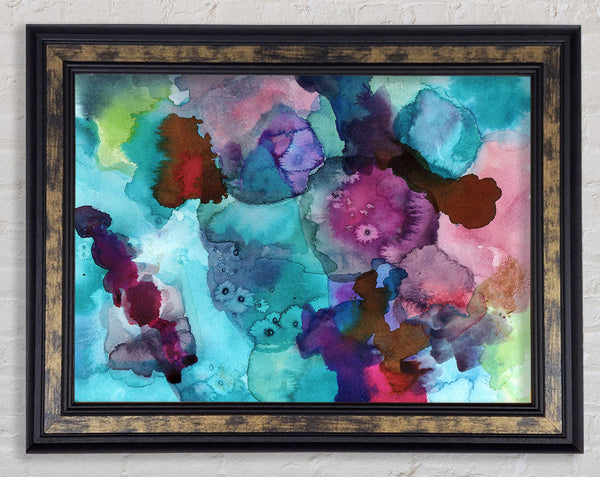 Flower Burst Framed Print