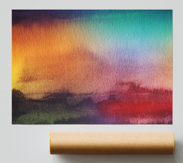 Sunset Fields Giclee Print