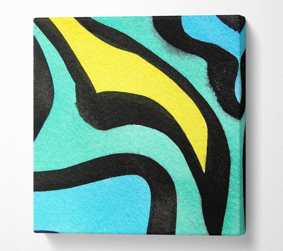  A Canvas Print of Animal Stripes 2 Canvas Print