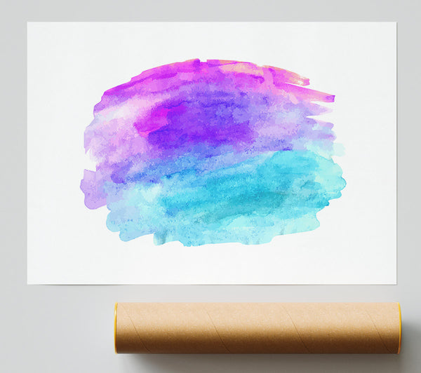 Yin And Yang Colours Giclee Print