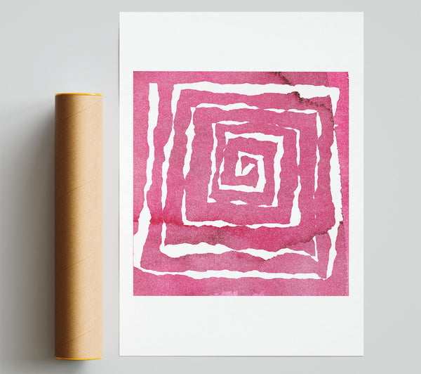 Pink Puzzle Giclee Print