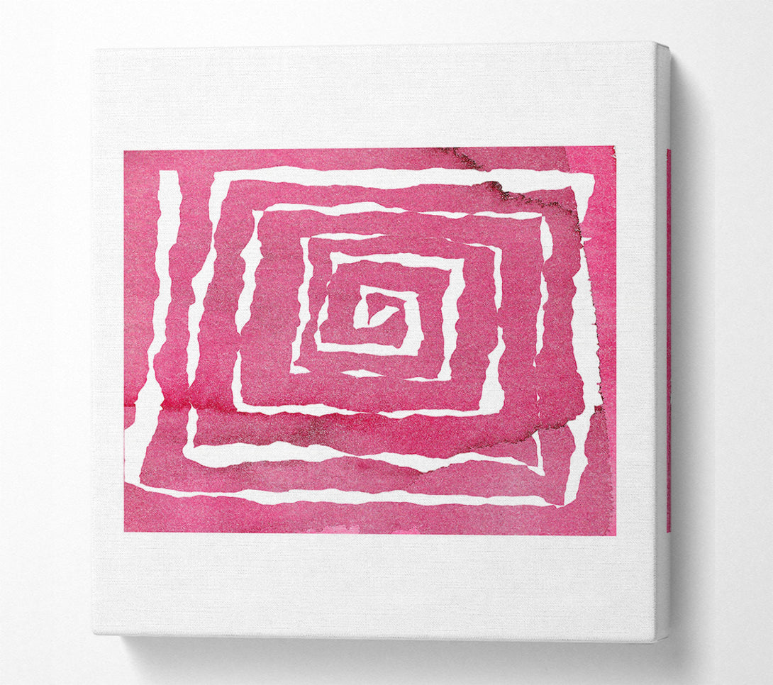  A Canvas Print of Pink Puzzle Canvas Art