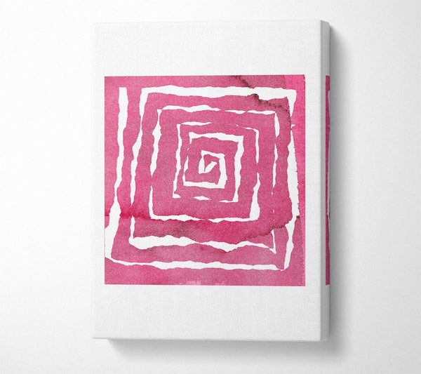  A Canvas Print of Pink Puzzle Canvas Art