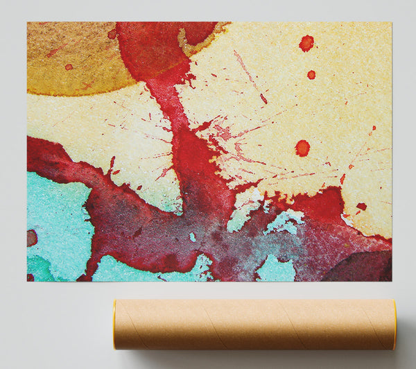 Red River Splat Print