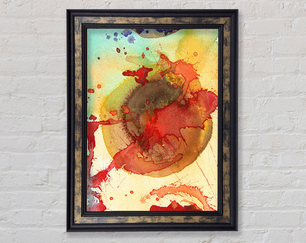 Heat From The Golden Framed Print
