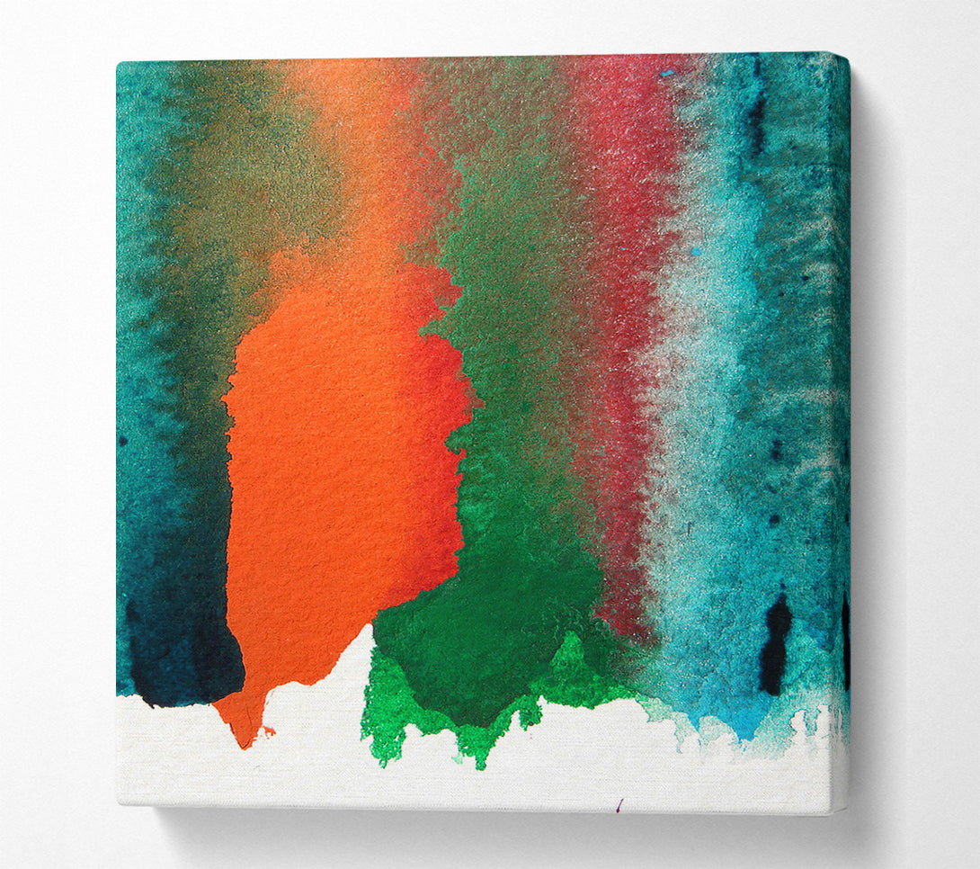  A Canvas Print of Colourful Forest Canvas Art
