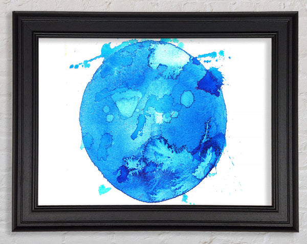 Liquid Planet Framed Print