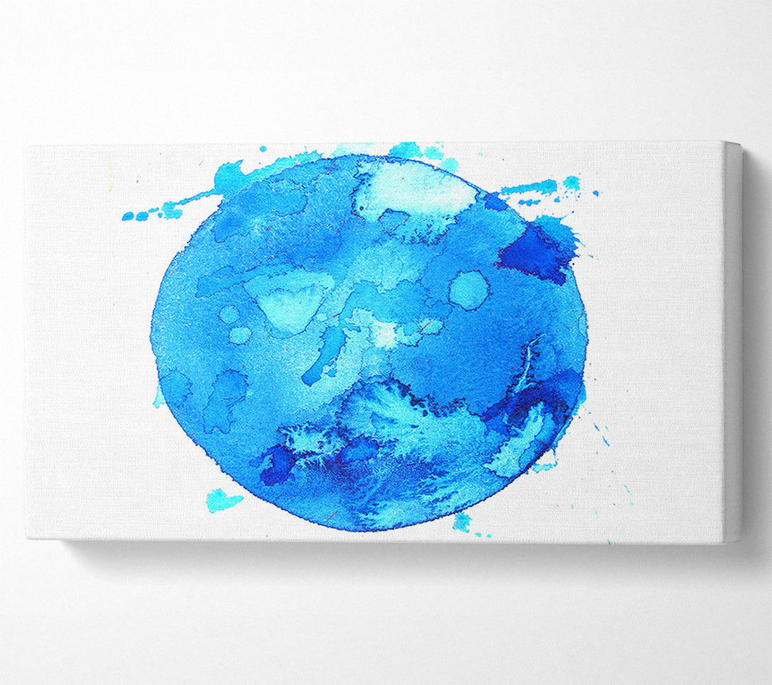  A Canvas Print of Liquid Planet Canvas Wall Art