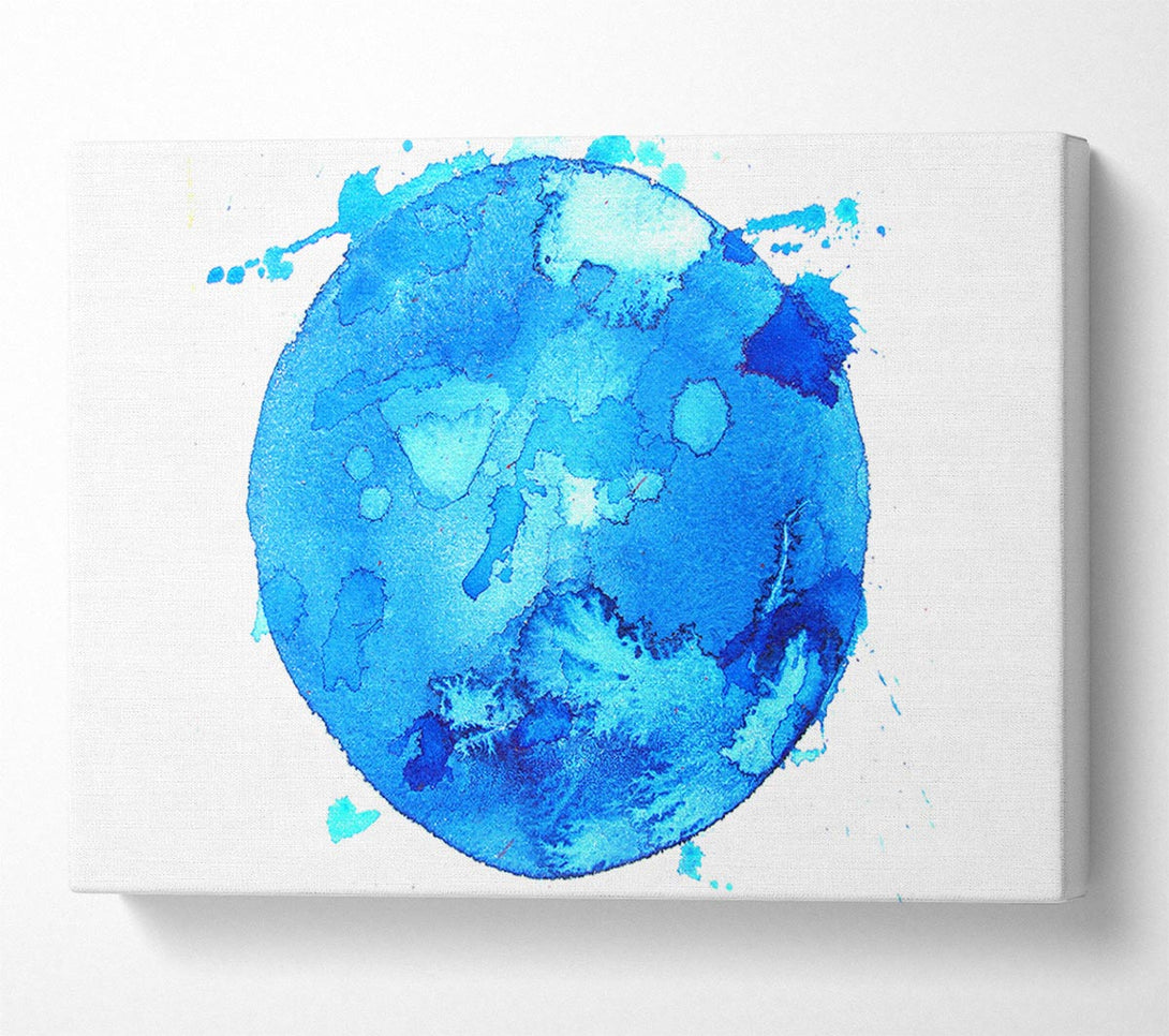  A Canvas Print of Liquid Planet Canvas Wall Art
