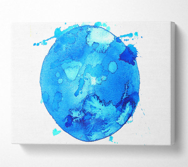  A Canvas Print of Liquid Planet Canvas Wall Art