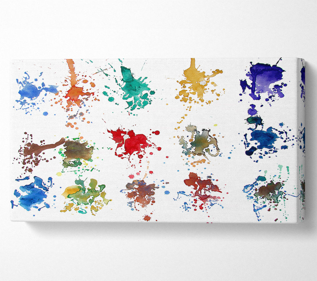  A Canvas Print of Whats Your Colour Canvas Art