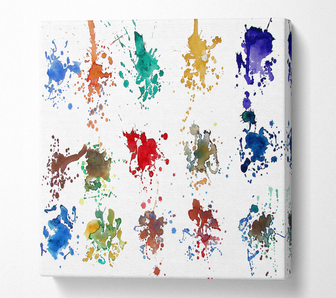  A Canvas Print of Whats Your Colour Canvas Art