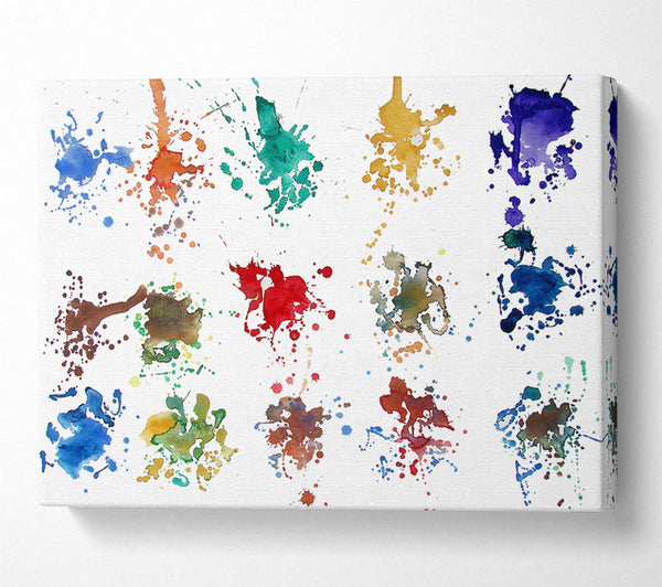  A Canvas Print of Whats Your Colour Canvas Art
