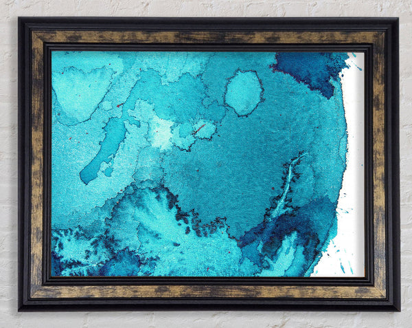 Water Planet Framed Print