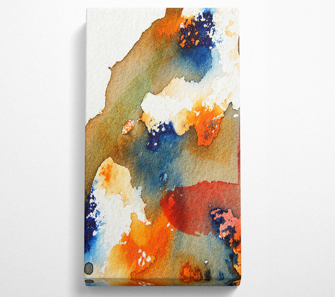  A Canvas Print of Fire And Ice Melt Canvas Art