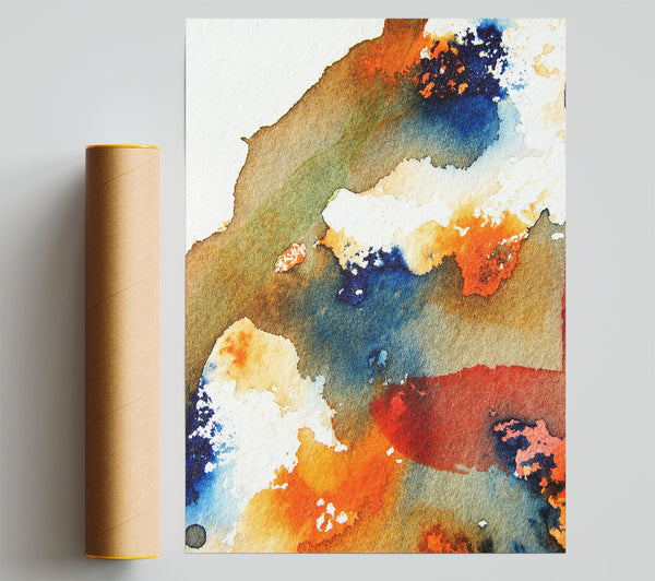 Fire And Ice Melt Giclee Print