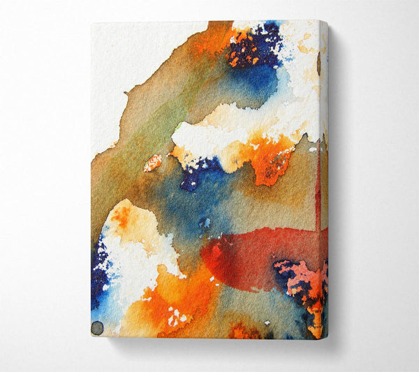  A Canvas Print of Fire And Ice Melt Canvas Art