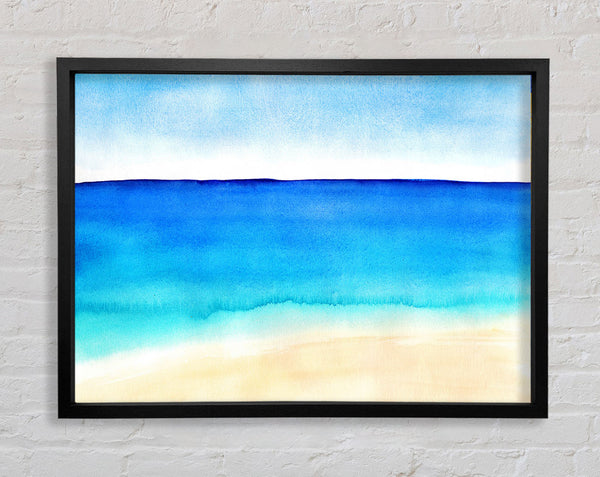 Ocean Blues Framed Print
