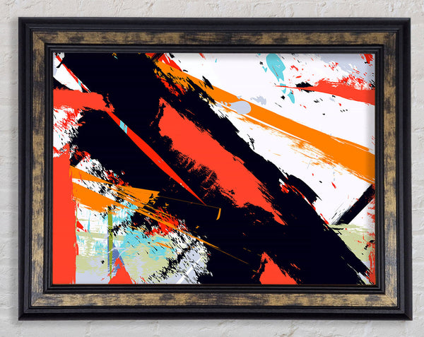 Sword Fight Framed Print