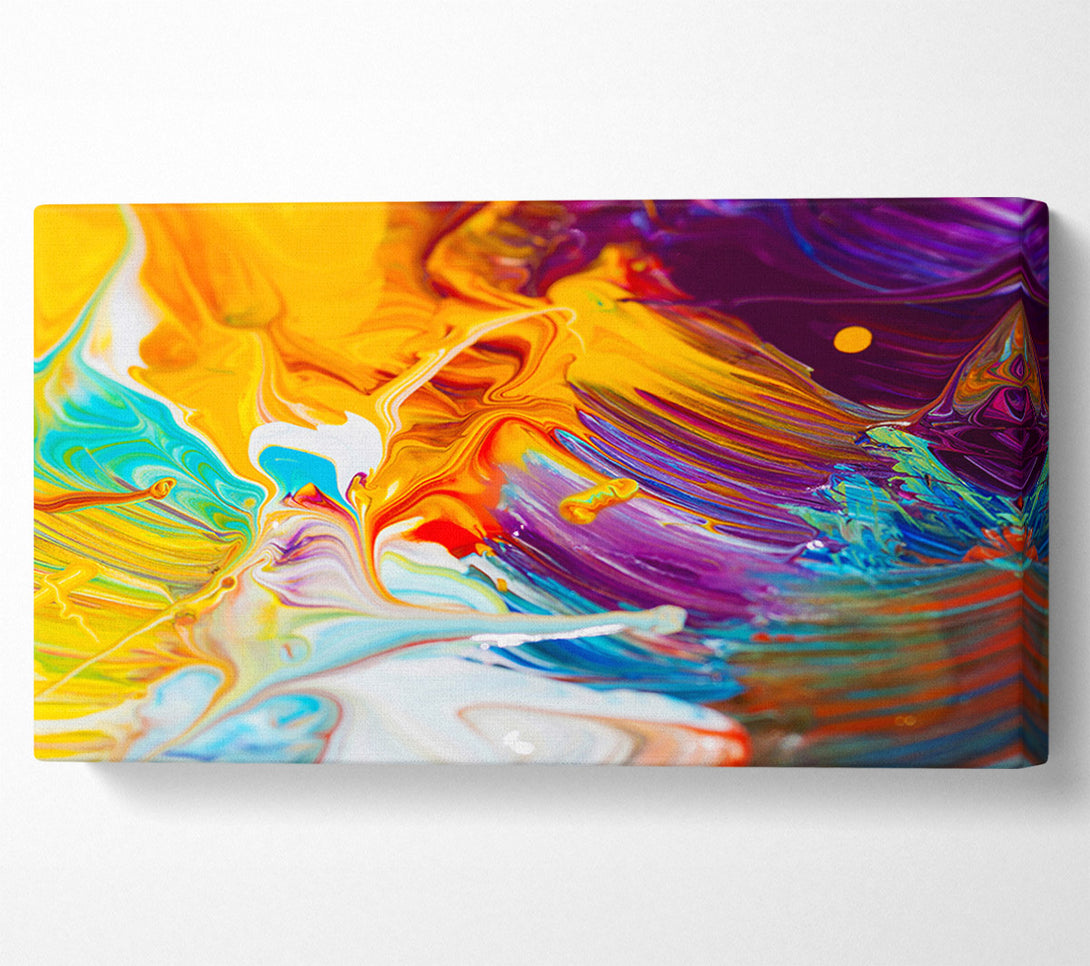  A Canvas Print of Liquid Splash Canvas Print