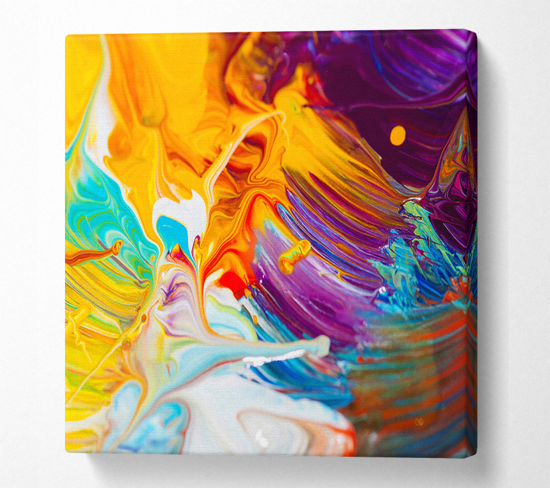  A Canvas Print of Liquid Splash Canvas Print