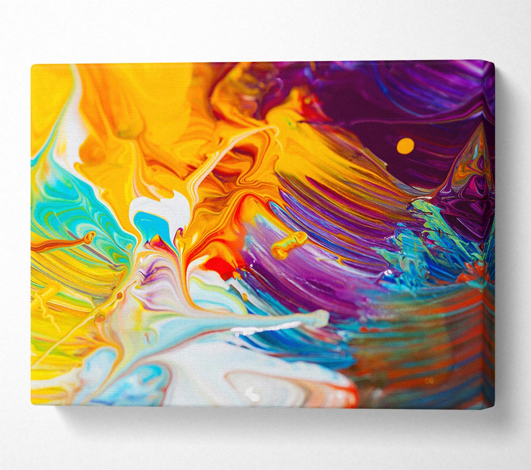  A Canvas Print of Liquid Splash Canvas Print