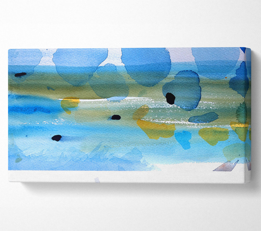  A Canvas Print of The River Flows Canvas Wall Art