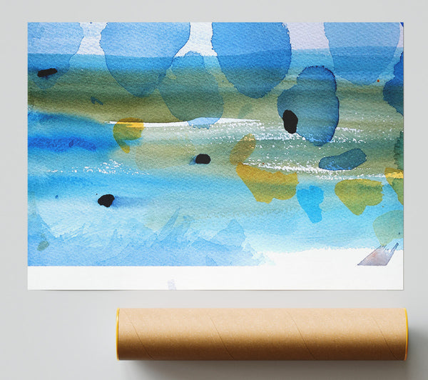 The River Flows Giclee Print