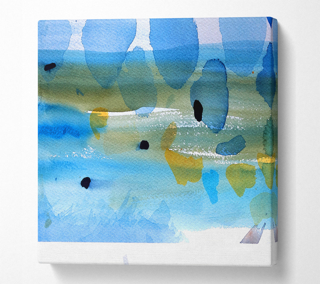  A Canvas Print of The River Flows Canvas Wall Art