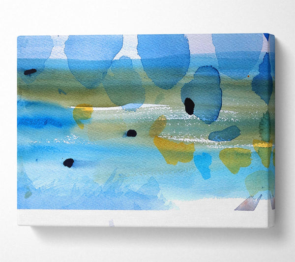  A Canvas Print of The River Flows Canvas Wall Art