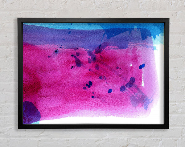 Rain Splats Framed Print