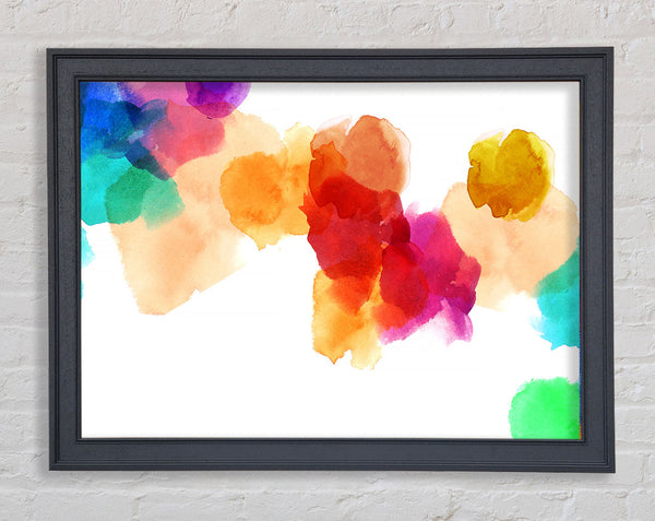 Follow The Colours Framed Print