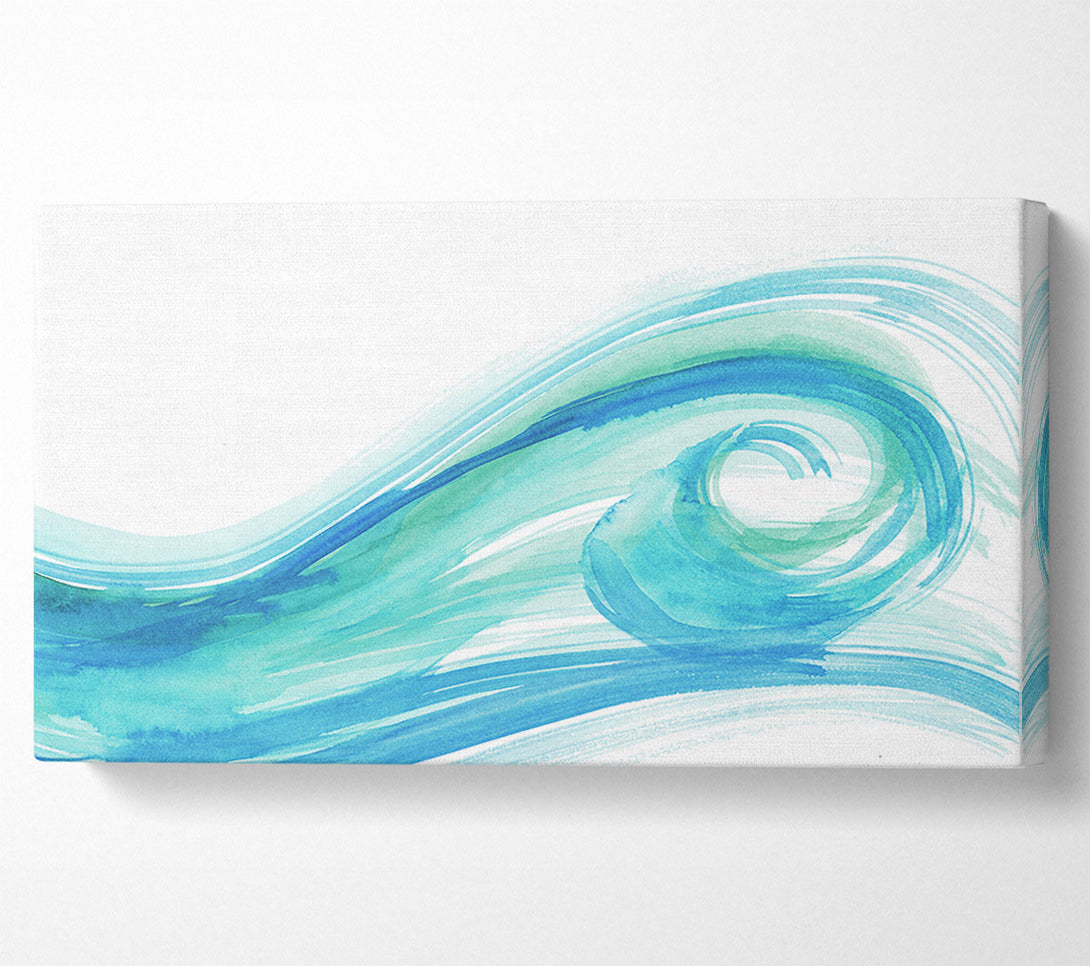  A Canvas Print of Wave Swirl Canvas Wall Art