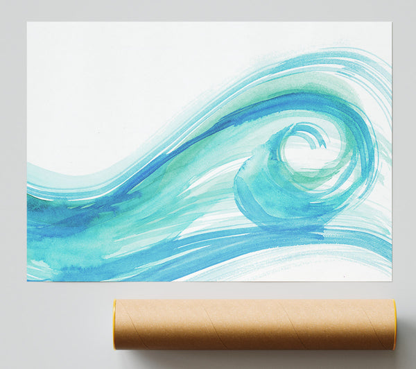 Wave Swirl Print