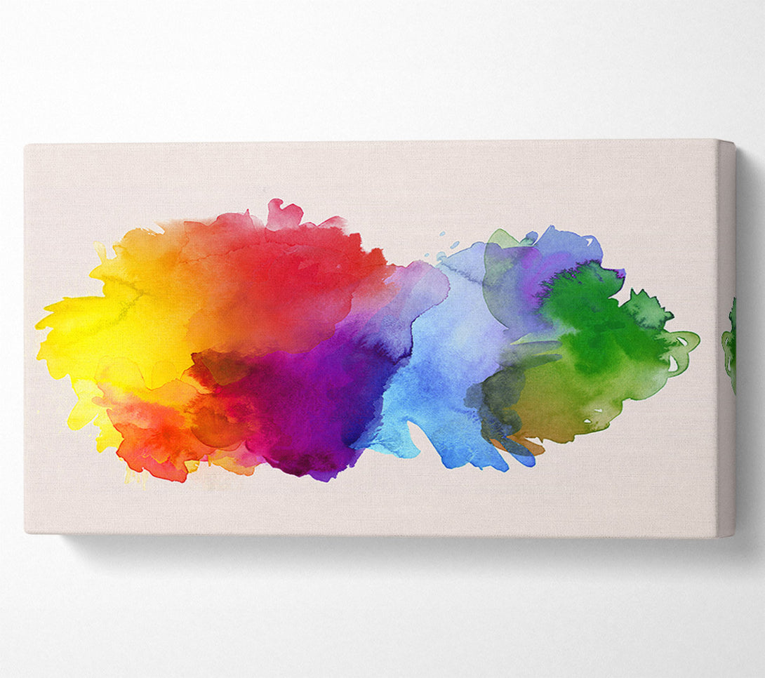  A Canvas Print of Rainbow Explosion Canvas Wall Art