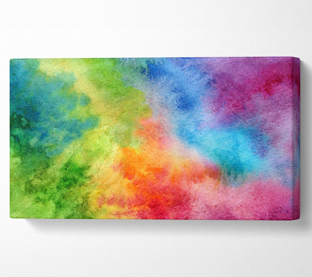  A Canvas Print of Powder Rainbow Canvas Art