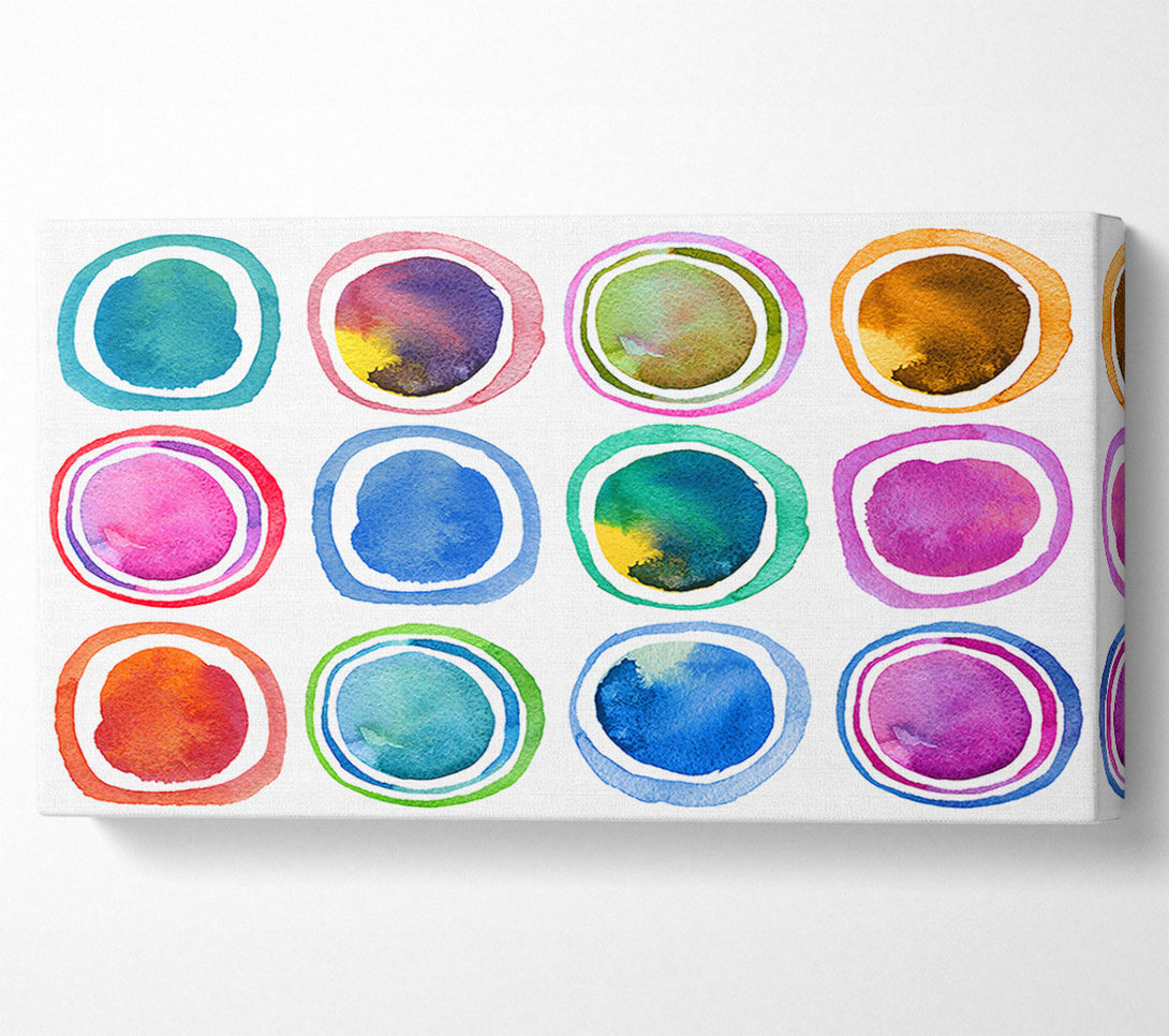  A Canvas Print of Chakra Colours Canvas Print