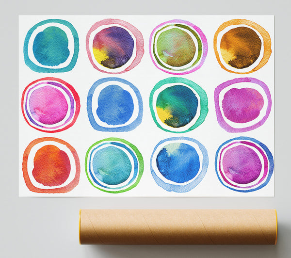 Chakra Colours Print