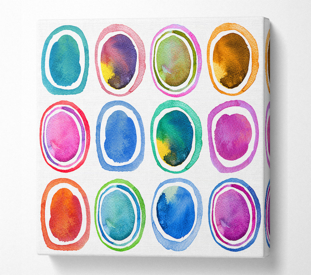  A Canvas Print of Chakra Colours Canvas Print