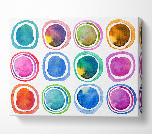  A Canvas Print of Chakra Colours Canvas Print