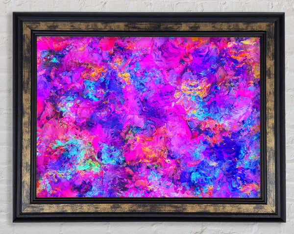 Pink Blast Framed Print