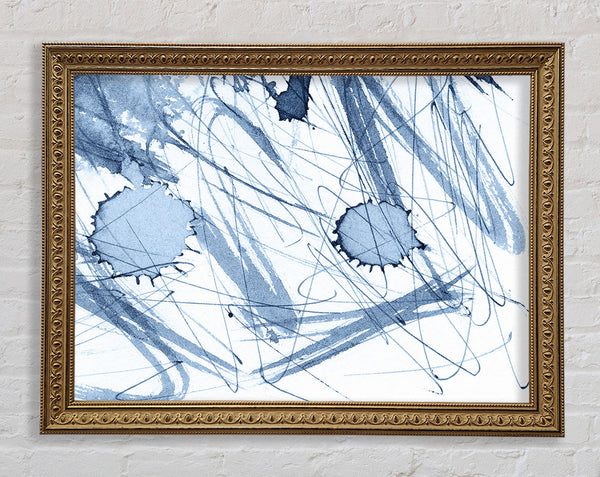 Ice Flow Framed Print